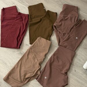Lululemon Women's Multi-Color Leggings Set